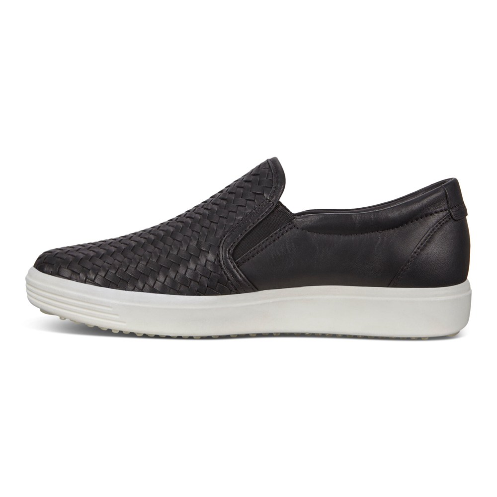 ECCO Womens Slip-On Black - Soft 7 - DSC-132479